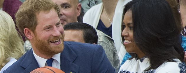 Prinz Harry und Michelle Obama Prinz Harry und Michelle Obama