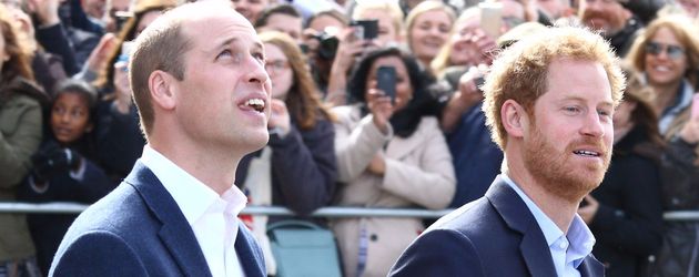 Prinz Harry und Prinz William auf dem Weg zur County Hall in London Prinz Harry und Prinz William auf dem Weg zur County Hall in London