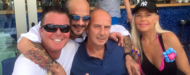 Prinz Marcus, Ben Tewaag , Mario Basler und Natascha Ochsenknecht auf Ibiza Prinz Marcus, Ben Tewaag , Mario Basler und Natascha Ochsenknecht auf Ibiza