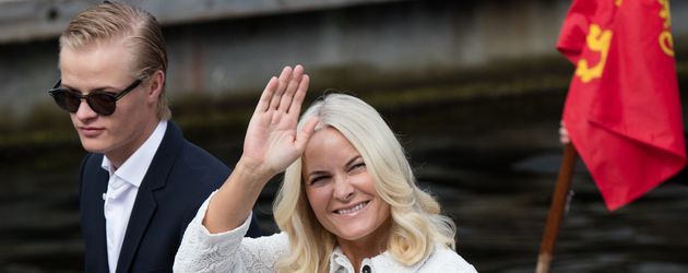 Marius Borg Høiby und Prinzessin Mette-Marit in Trondheim Marius Borg Høiby und Prinzessin Mette-Marit in Trondheim