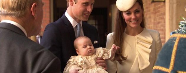 Herzogin Kate, Prinz William und Prinz George Herzogin Kate, Prinz William und Prinz George