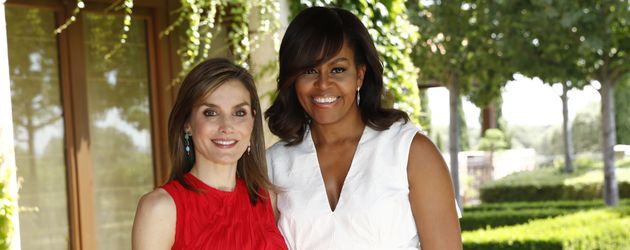 Prinzessin Letizia von Spanien und Michelle Obama Prinzessin Letizia von Spanien und Michelle Obama