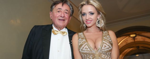Richard und Cathy Lugner beim Wiener Opernball im Februar 2015 Richard und Cathy Lugner beim Wiener Opernball im Februar 2015