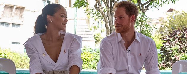 Rihanna und Prinz Harry auf Barbados 2016 Rihanna und Prinz Harry auf Barbados 2016