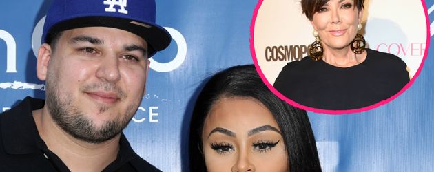 Rob Kardashian mit Blac Chyna und Kris Jenner Rob Kardashian mit Blac Chyna und Kris Jenner