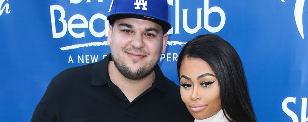 Rob Kardashian und Blac Chyna in einem Club in Las Vegas Rob Kardashian und Blac Chyna in einem Club in Las Vegas