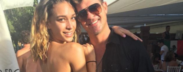 Robin Thicke und April Love Geary Robin Thicke und April Love Geary