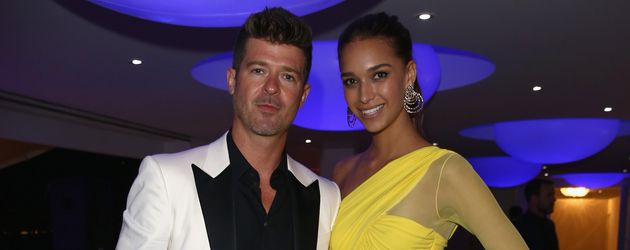 Robin Thicke und April Love Geary Robin Thicke und April Love Geary