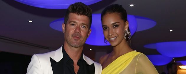 Robin Thicke und April Love Geary Robin Thicke und April Love Geary