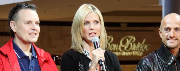 Rolf Scheider, Heidi Klum und Peyman Amin Rolf Scheider, Heidi Klum und Peyman Amin