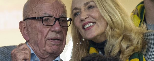 Jerry Hall und Rupert Murdoch Jerry Hall und Rupert Murdoch