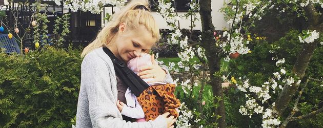 Sara Kulka mit ihrer Tochter Annabell Sara Kulka mit ihrer Tochter Annabell