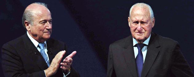 Sepp Blatter (l.) und Joao Havelange Sepp Blatter (l.) und Joao Havelange