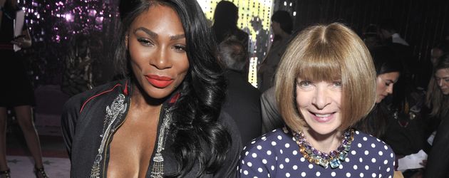 Tennis-Star Serena Williams und Vogue-Chefin Anna Wintour Tennis-Star Serena Williams und Vogue-Chefin Anna Wintour