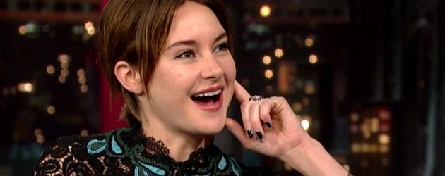 Shailene Woodley bei David Letterman Shailene Woodley bei David Letterman