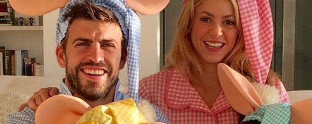 Shakira, Gerard Piqué, Milan Piqué Mebarak und Sasha Piqué Mebarak Shakira, Gerard Piqué, Milan Piqué Mebarak und Sasha Piqué Mebarak
