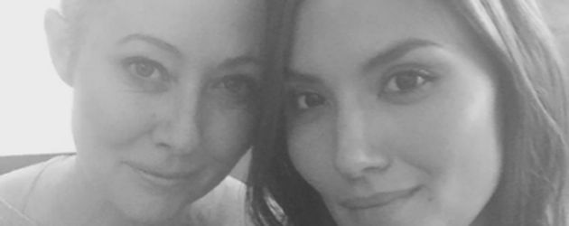 Schauspielerin Shannen Doherty mit einer Freundin Schauspielerin Shannen Doherty mit einer Freundin