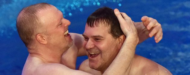Stefan Raab und Elton beim Turmspringen 2015 Stefan Raab und Elton beim Turmspringen 2015
