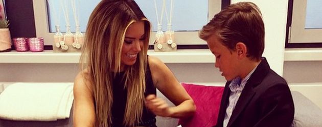 Sylvie van der Vaart und ihr Sohn Damian Sylvie van der Vaart und ihr Sohn Damian