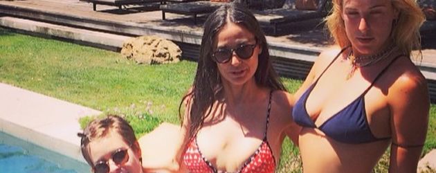 Demi Moore, Tallulah Willis und Scout LaRue Willis Demi Moore, Tallulah Willis und Scout LaRue Willis