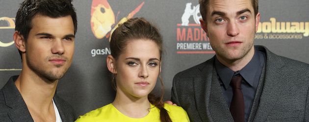 Kristen Stewart, Robert Pattinson und Taylor Lautner Kristen Stewart, Robert Pattinson und Taylor Lautner