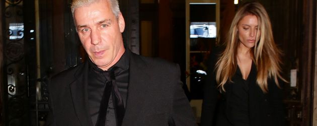 Sophia Thomalla und Till Lindemann nach einem Restaurant-Besuch Sophia Thomalla und Till Lindemann nach einem Restaurant-Besuch