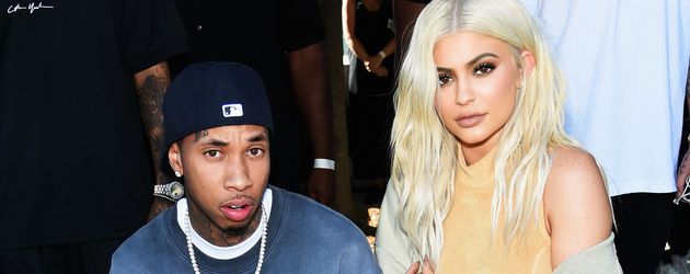 Tyga und Kylie Jenner bei einer Modenschau in New York Tyga und Kylie Jenner bei einer Modenschau in New York