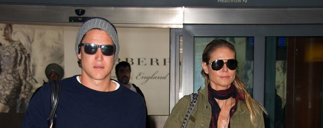 Vito Schnabel und Heidi Klum im Oktober 2016 am Flughafen in Los Angeles Vito Schnabel und Heidi Klum im Oktober 2016 am Flughafen in Los Angeles