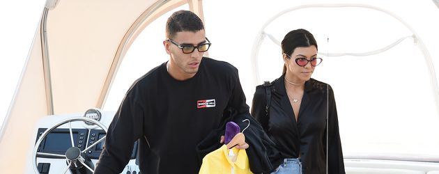 Younes Bendjima und Kourtney Kardashian in Antibes Younes Bendjima und Kourtney Kardashian in Antibes