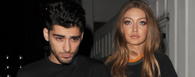 Zayn Malik und Gigi Hadid im September 2016 nach einer Versace-Show in London. Zayn Malik und Gigi Hadid im September 2016 nach einer Versace-Show in London.