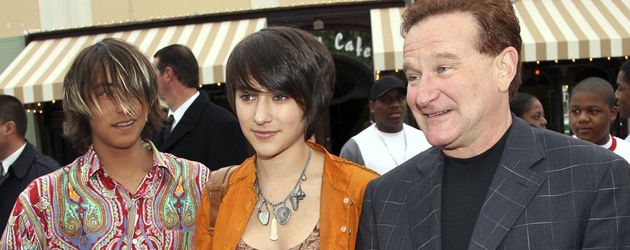 Robin Williams, Zelda Williams und Cody Williams Robin Williams, Zelda Williams und Cody Williams