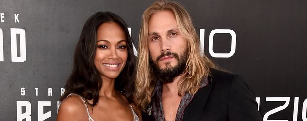Zoe Saldana mit ihrem Ehemann Marco Perego Zoe Saldana mit ihrem Ehemann Marco Perego